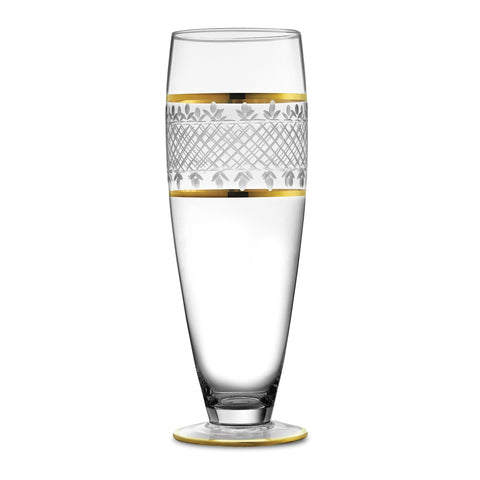Semplice Vase with 24K Gold