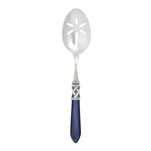 Aladdin Slotted Serving Spoon Antique - Blue