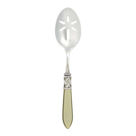 Aladdin Slotted Serving Spoon Antique - Chartreuse