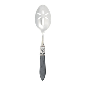 Aladdin Slotted Serving Spoon Antique - Charcoal