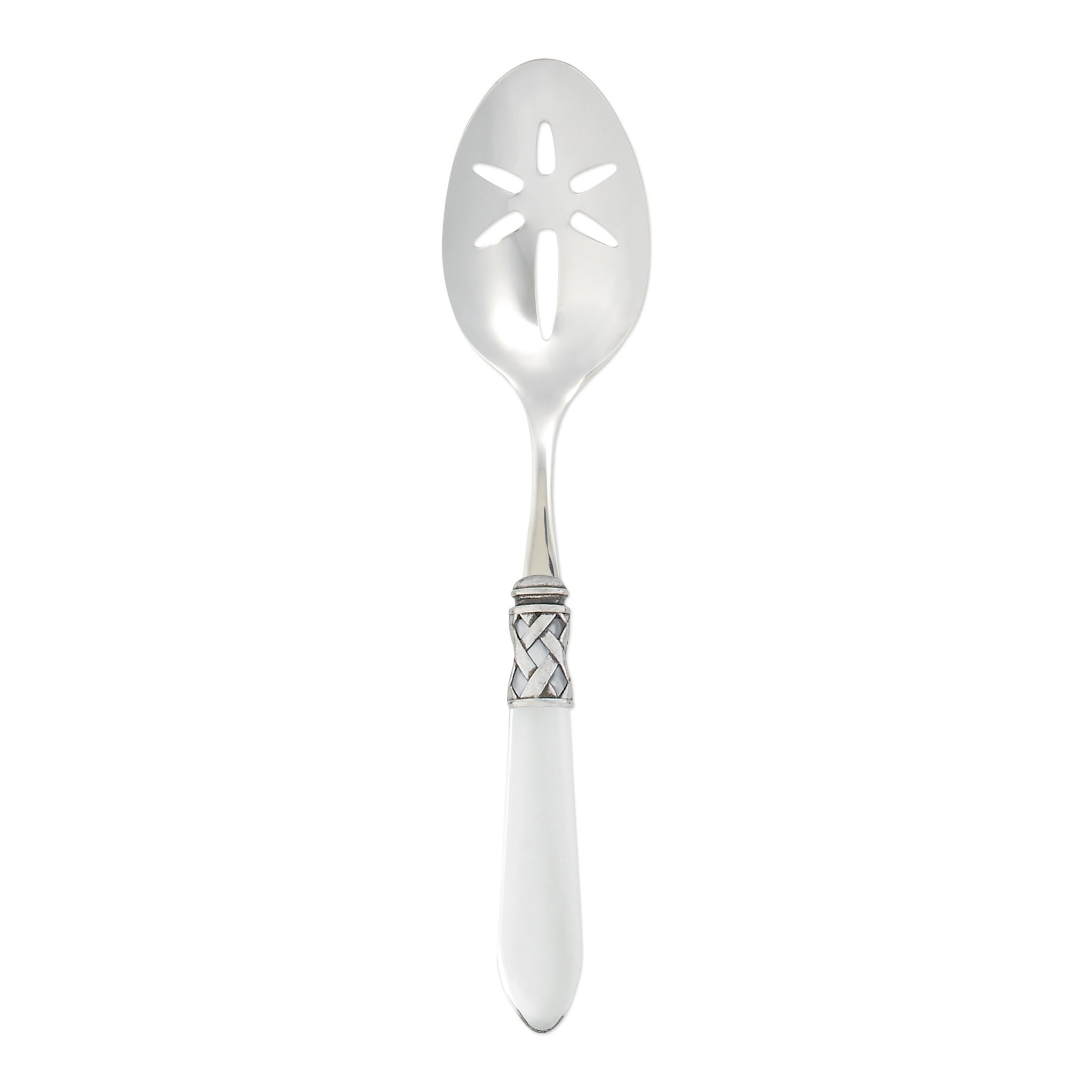 Aladdin Slotted Serving Spoon Antique - Clear