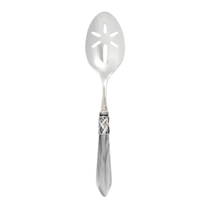 Aladdin Slotted Serving Spoon Antique - Light Gray