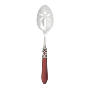 Aladdin Slotted Serving Spoon Antique - Red
