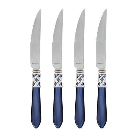 Aladdin Steak Knife Set of 4 Antique - Blue