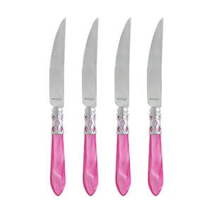Aladdin Steak Knife Set of 4 Brilliant - Light Pink