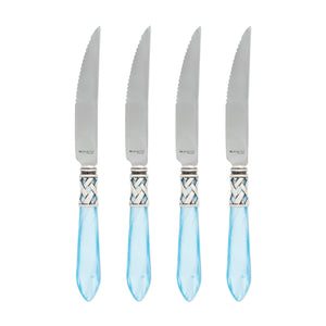 Aladdin Steak Knife Set of 4 Antique - Light Blue