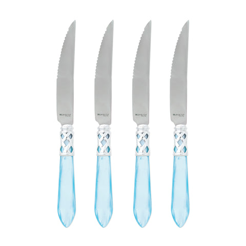 Aladdin Steak Knife Set of 4 Brilliant - Light Blue