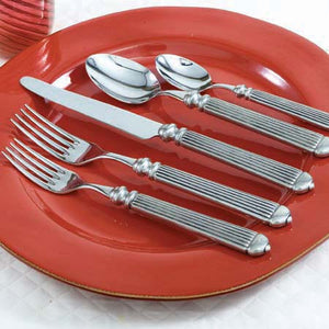 Capitol Pewter 5 Piece Place Setting , Overstock/Clearance - Vietri, Pezzo Bello
