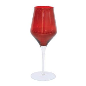 Contessa Water Glass - Sets of 4 - Red