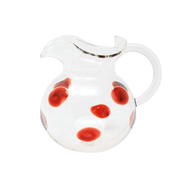 Drop Three Spout Pitcher - Red