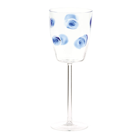 Drop Wine Glass - Set of 4 - Blue