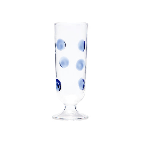 Drop Champagne Glass - Set of 4 - Blue