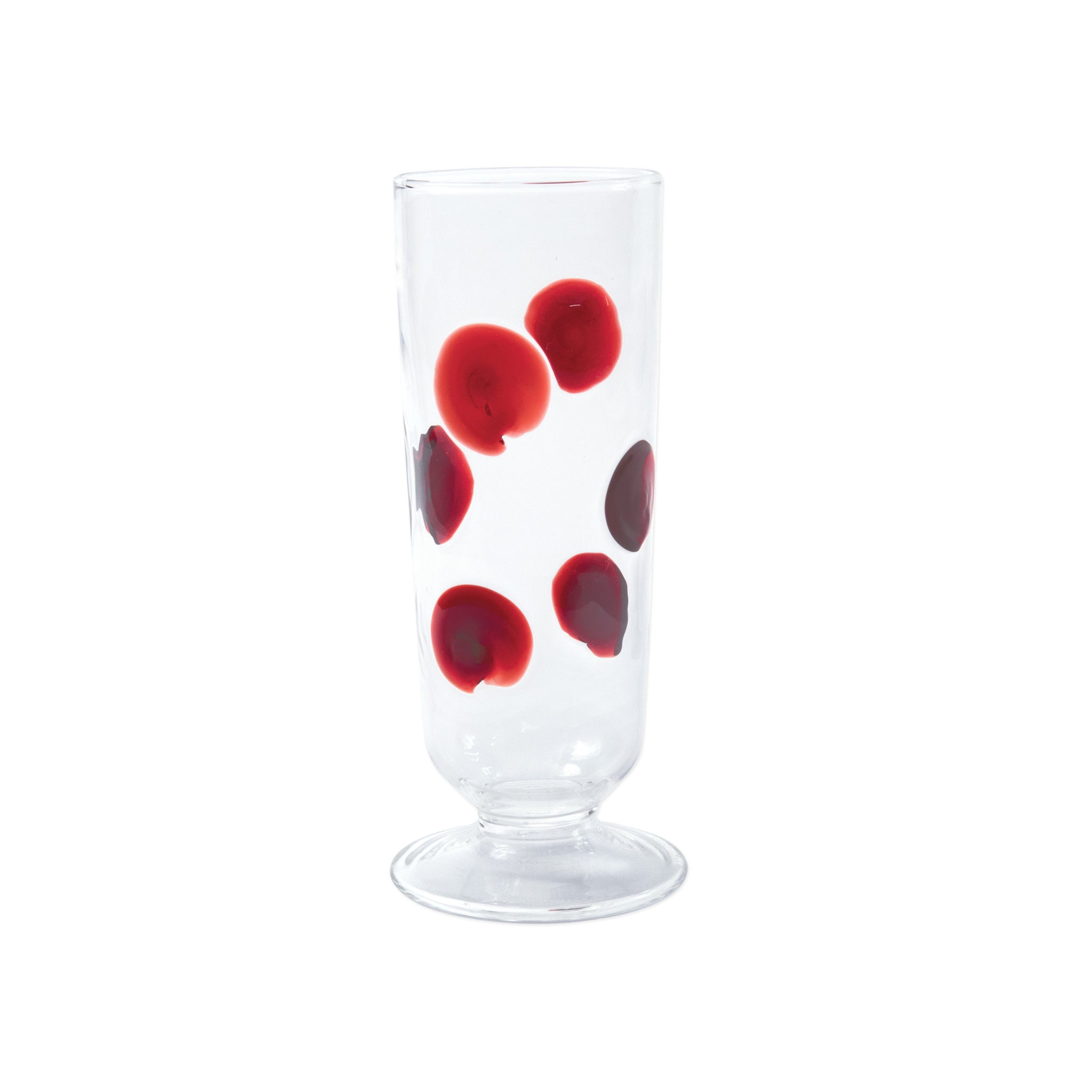 Drop Champagne Glass - Set of 4 - Red