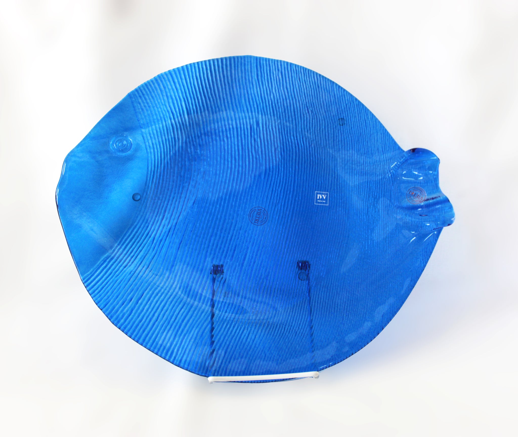 Sea Glass Fish Shaped Cobalt Platter