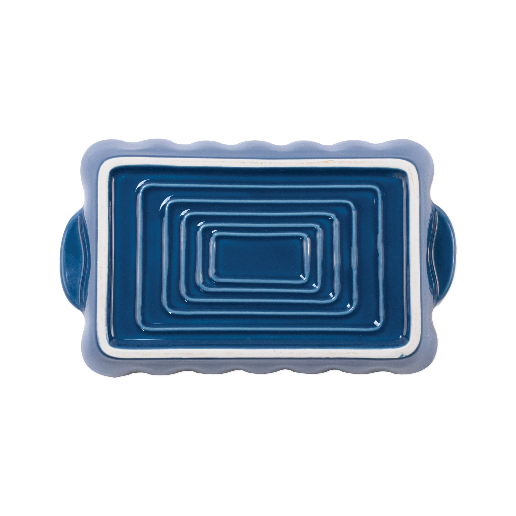 Italian Bakers Small Rectangular Baker - Blue - Thumbnail 2