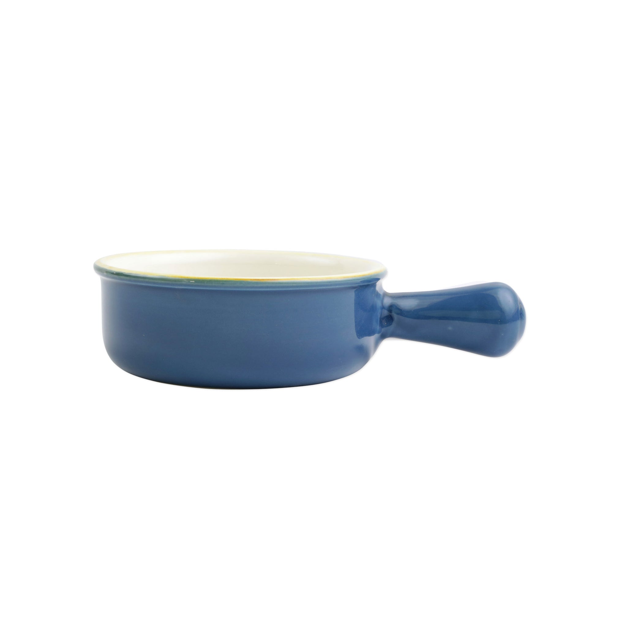 Italian Bakers Small Round Baker with Large Handle - Blue