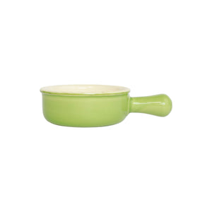 Italian Bakers Small Round Baker with Large Handle - Green