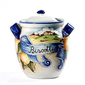 House Biscotti Jar