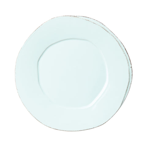 Lastra European Dinner Plate - Set of 4 - Aqua