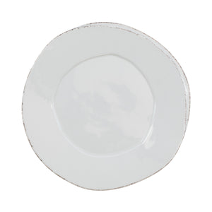 Lastra European Dinner Plate - Set of 4 - Light Gray
