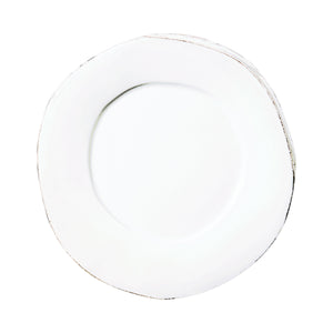 Lastra European Dinner Plate - Set of 4 - White