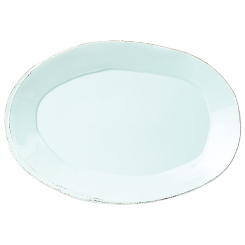 Lastra Oval Platter - Aqua