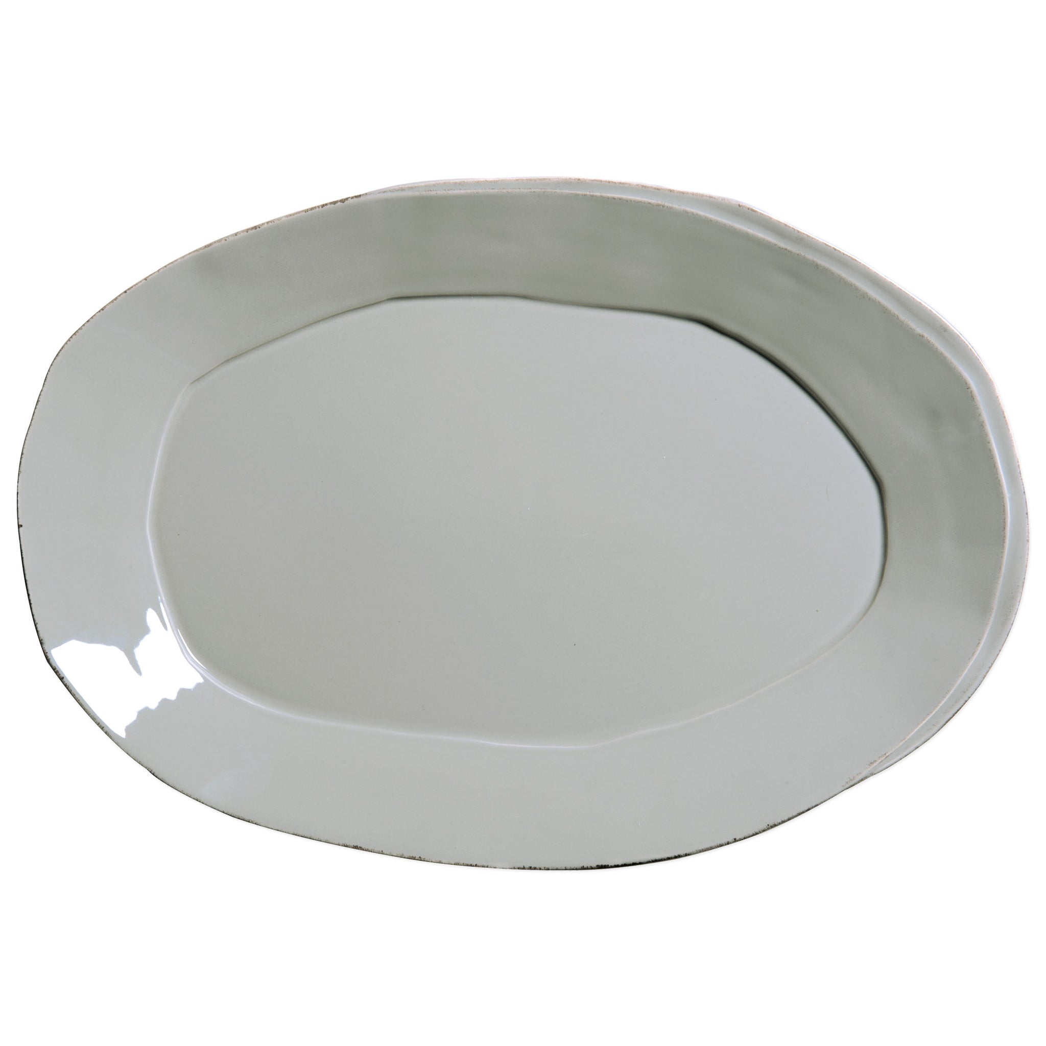 Lastra Oval Platter - Gray