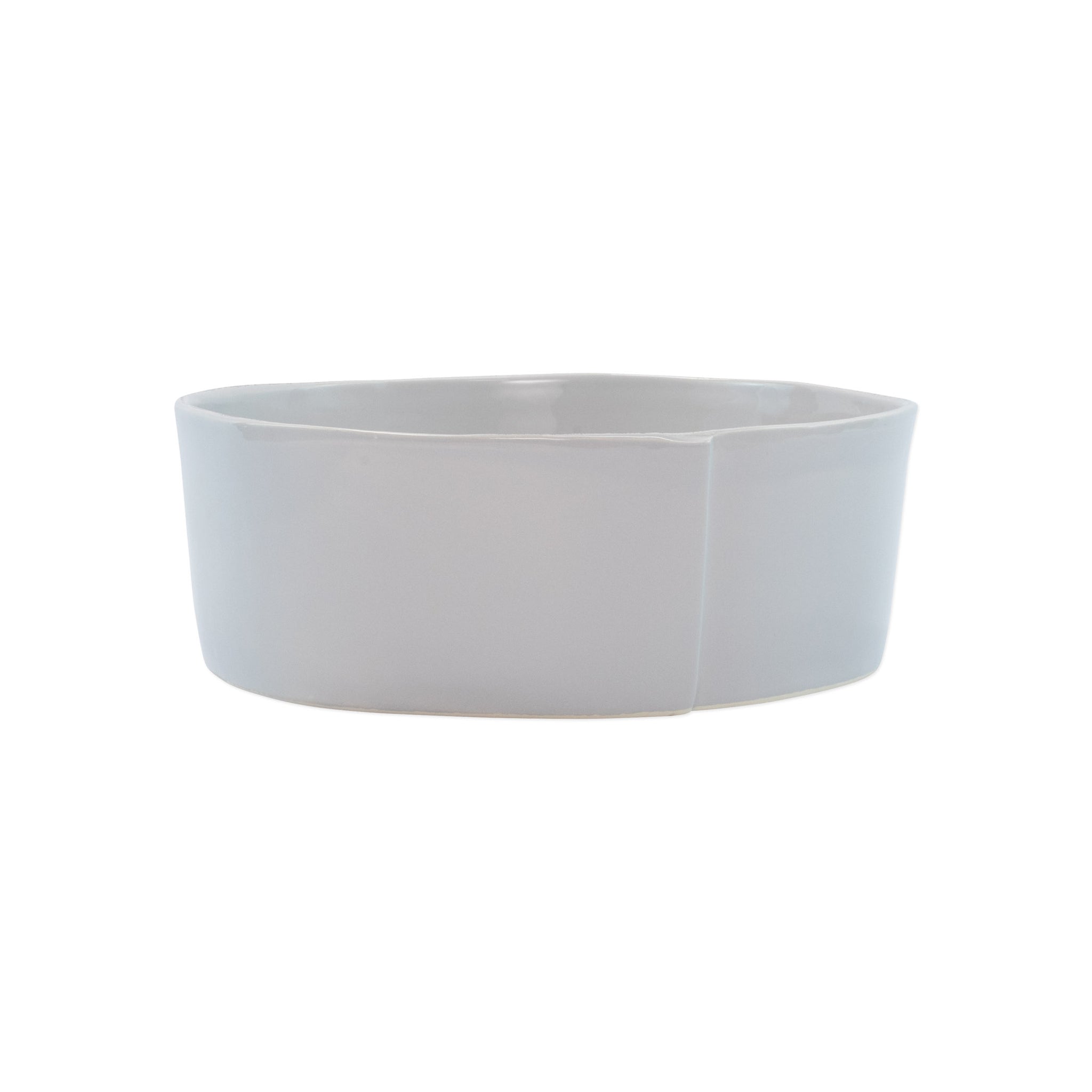 Lastra Serving Bowl - Medium - Light Gray