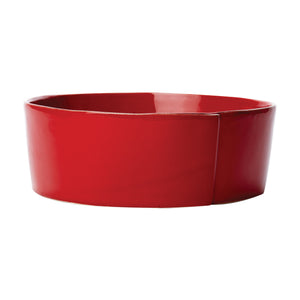 Lastra Serving Bowl - Large - Red