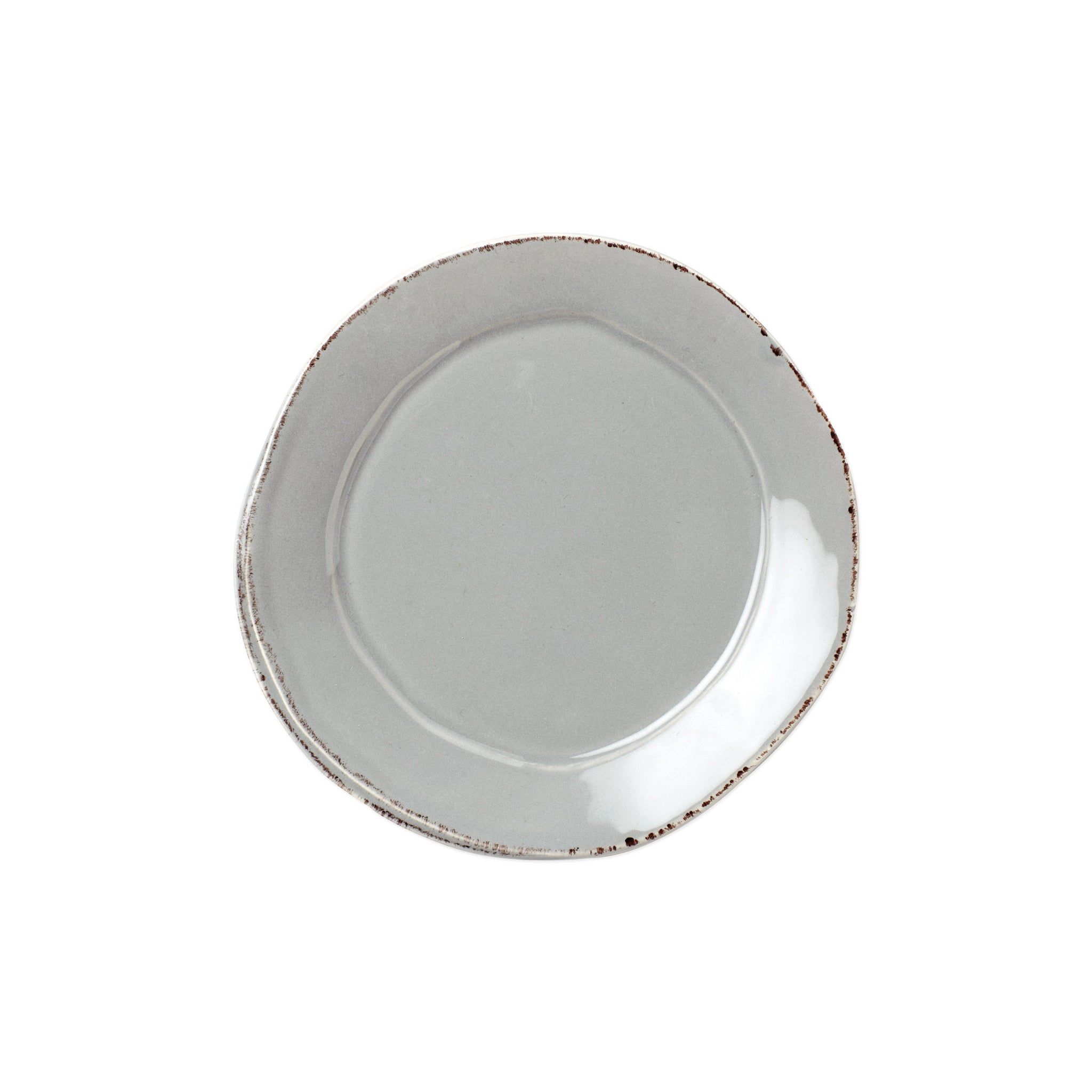 Lastra Canape Plate - Set of 4 - Gray