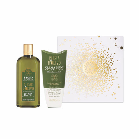 Olive Complex Shower Bath and Hand Cream Set - Erbario Toscana