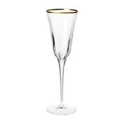 Optical Gold Champagne Glass - Set of 4