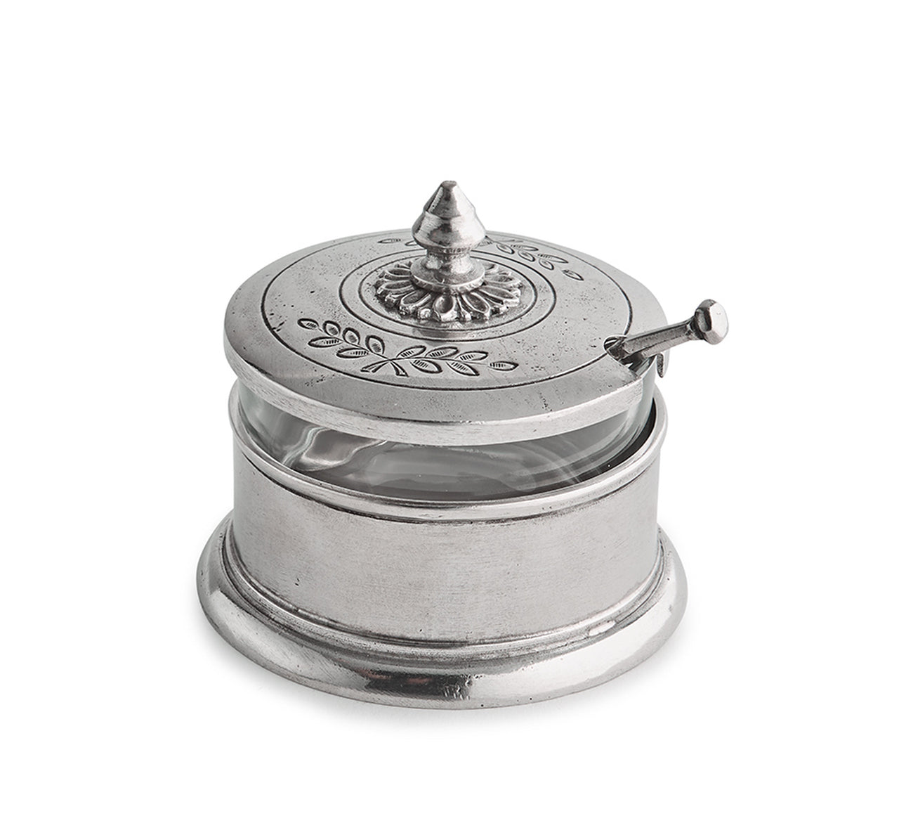 Peltro Condiment Bowl with Spoon