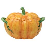 Pumpkins Figural Pumpkin Tureen With Handles