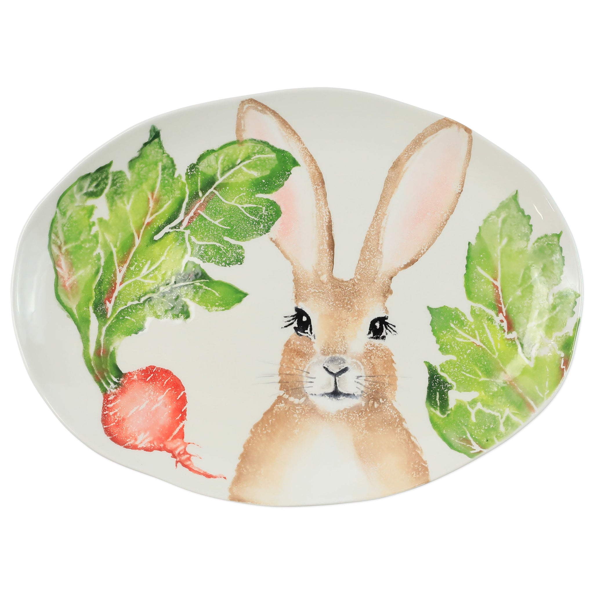 Spring Vegetables Medium Oval Platter