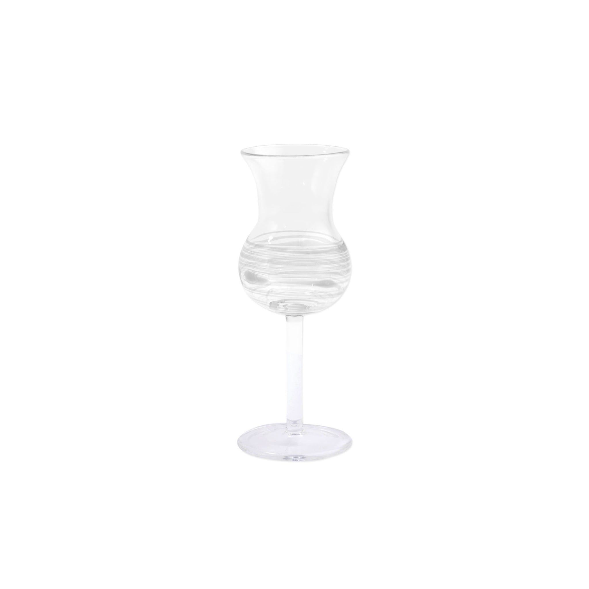 Swirl Limoncello Glass - Set of 4 - White