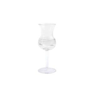Swirl Limoncello Glass - Set of 4 - White