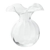 Hibiscus Clear Fluted Vase - Small, Medium and Large