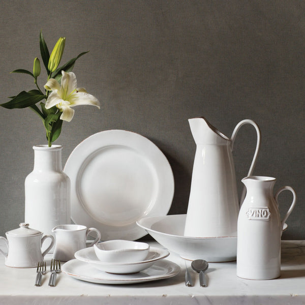 Bianco White Dinner Plate - Set of 4 , tableware - Vietri, Pezzo Bello
 - 2