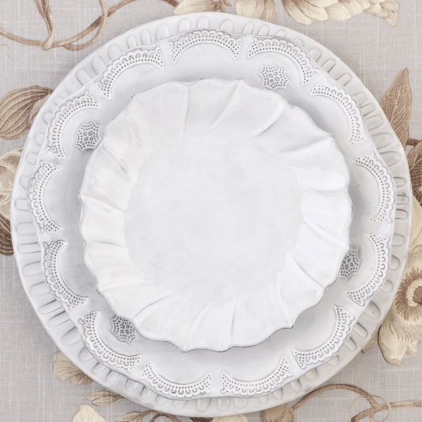 Incanto Lace Dinner Plate - Set of 4 , tableware - Vietri, Pezzo Bello
 - 3