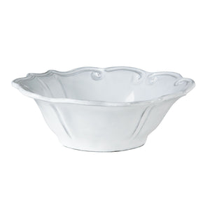 Incanto Baroque White Cereal Bowl - Set of 4 , tableware - Vietri, Pezzo Bello
 - 1