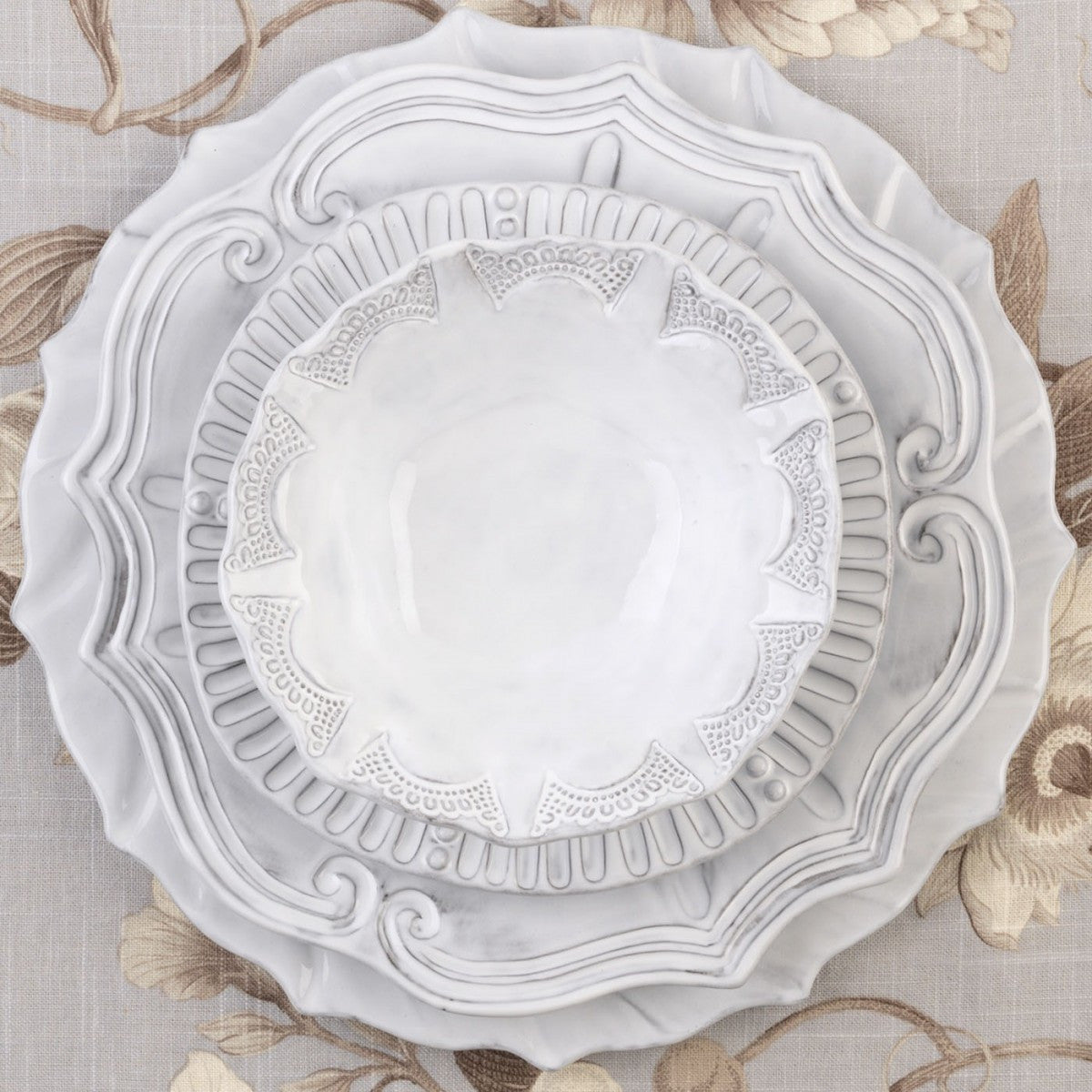 Incanto Lace Cereal Bowl - Set of 4 - Thumbnail 5