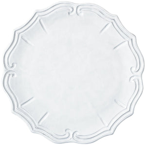 Incanto Baroque White Service Plate/Charger - Set of 4 , tableware - Vietri, Pezzo Bello
 - 1