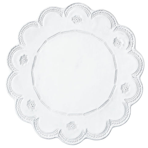 Incanto Lace Service Plate/Charger - Set of 4 , tableware - Vietri, Pezzo Bello
 - 1
