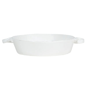 Lastra Handled Round Baker - Available in 3 Colors , tableware - Vietri, Pezzo Bello
 - 4