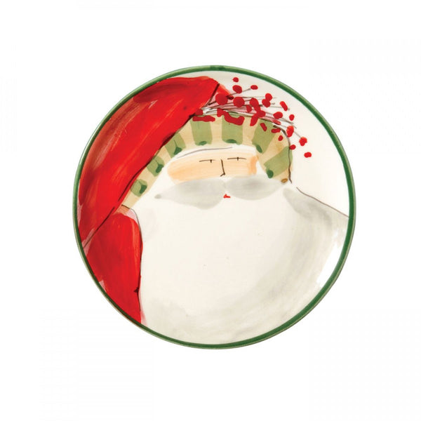 Old St. Nick Assorted Canape Plates - Set of 4 , Christmas - Vietri, Pezzo Bello
 - 5