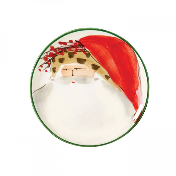 Old St. Nick Assorted Canape Plates - Set of 4 , Christmas - Vietri, Pezzo Bello
 - 4